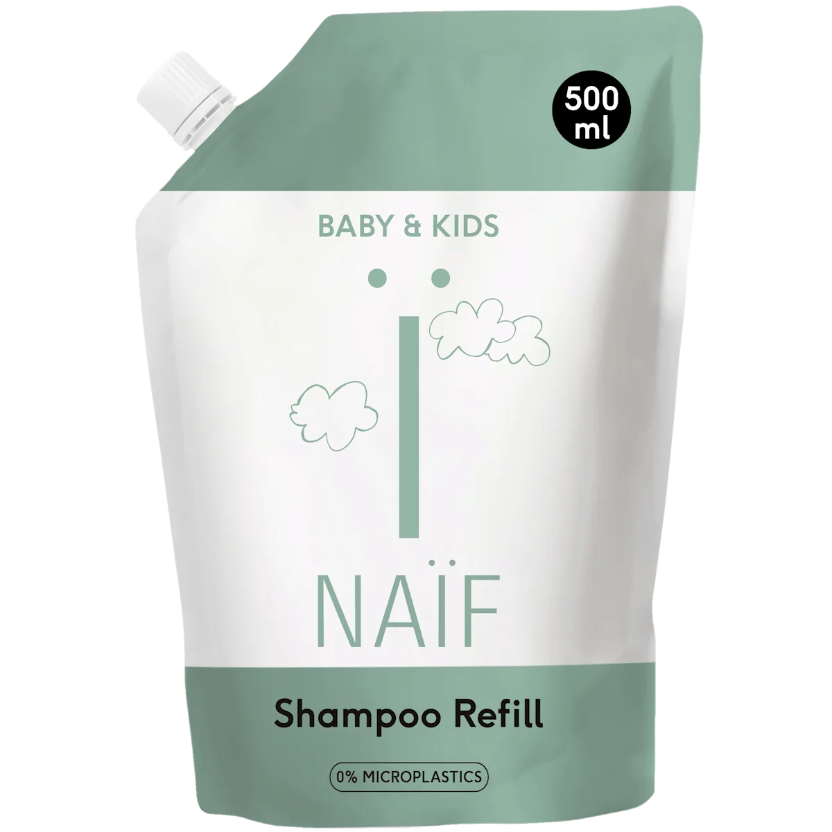 Packshot shampoo baby & kids 500ml refill