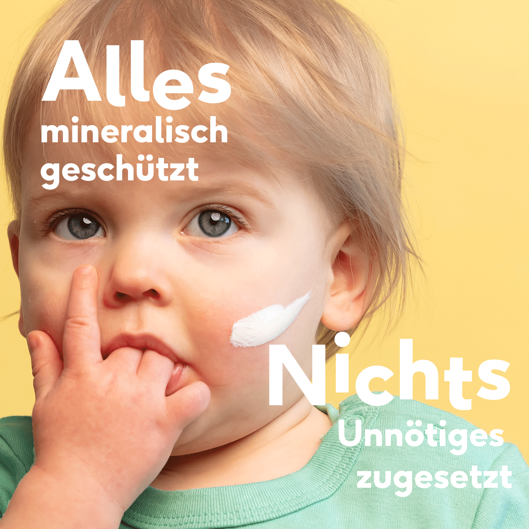 Minerale Zonnebrandcrème voor Baby & Kids SPF50 30ML DE