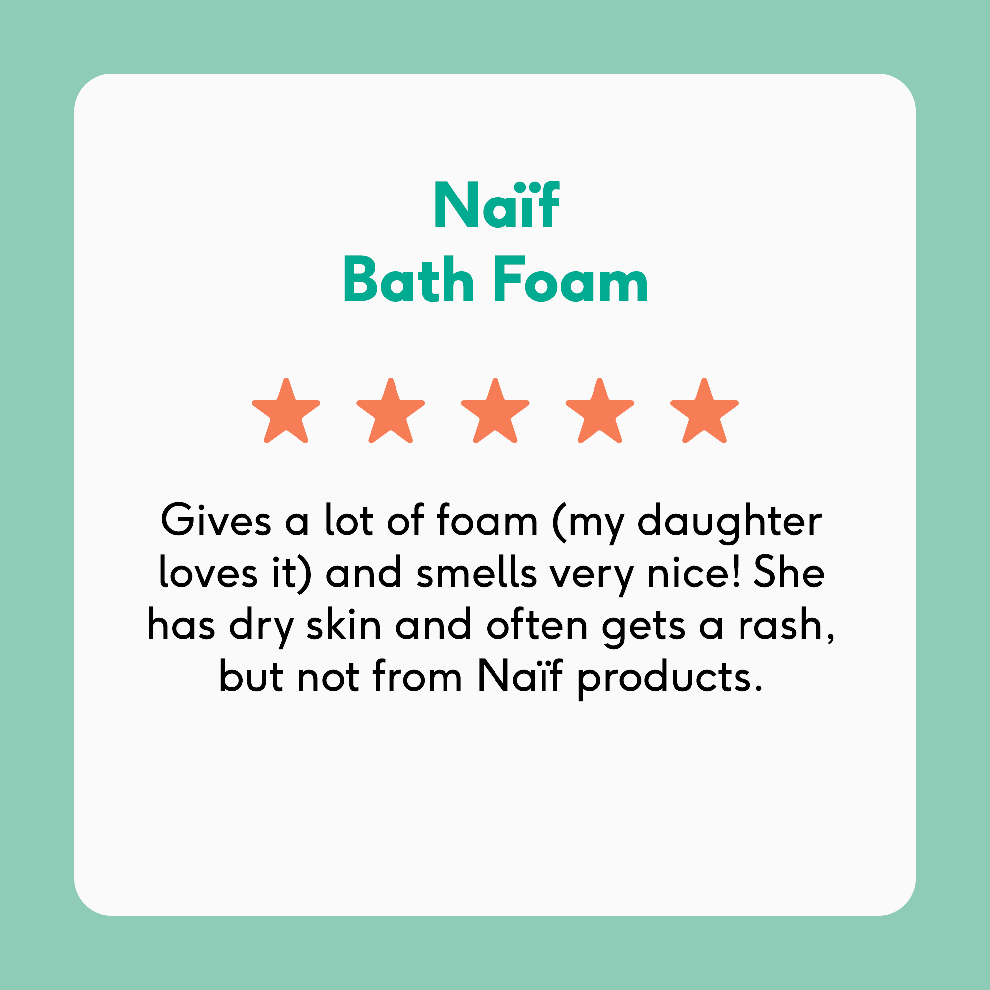 Digital shelf - review bathfoam