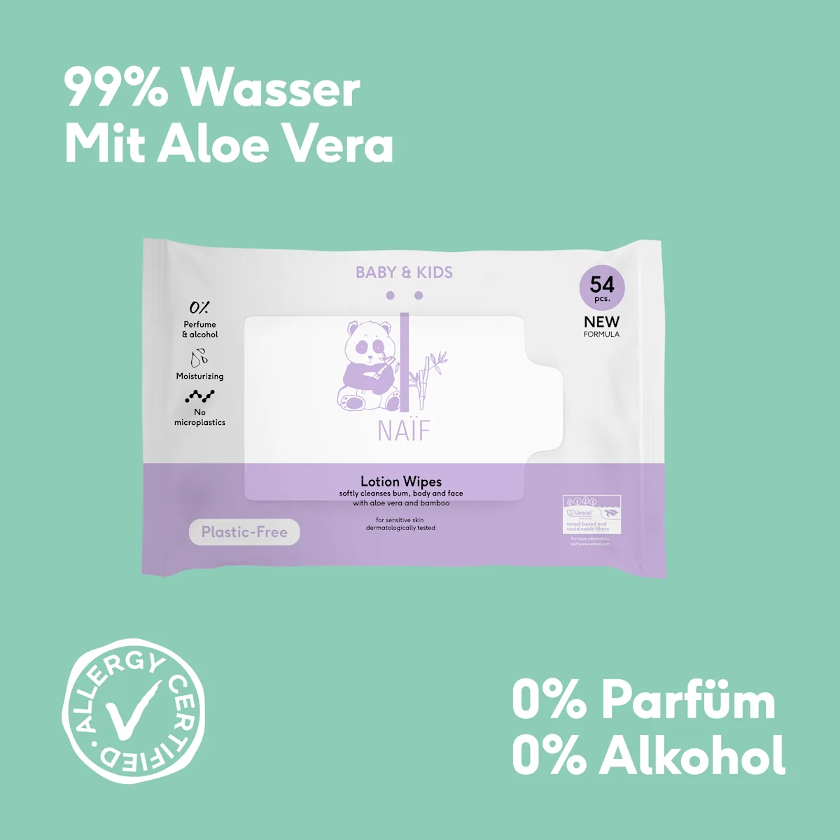 Digital shelf - lotion wipes - ingredients