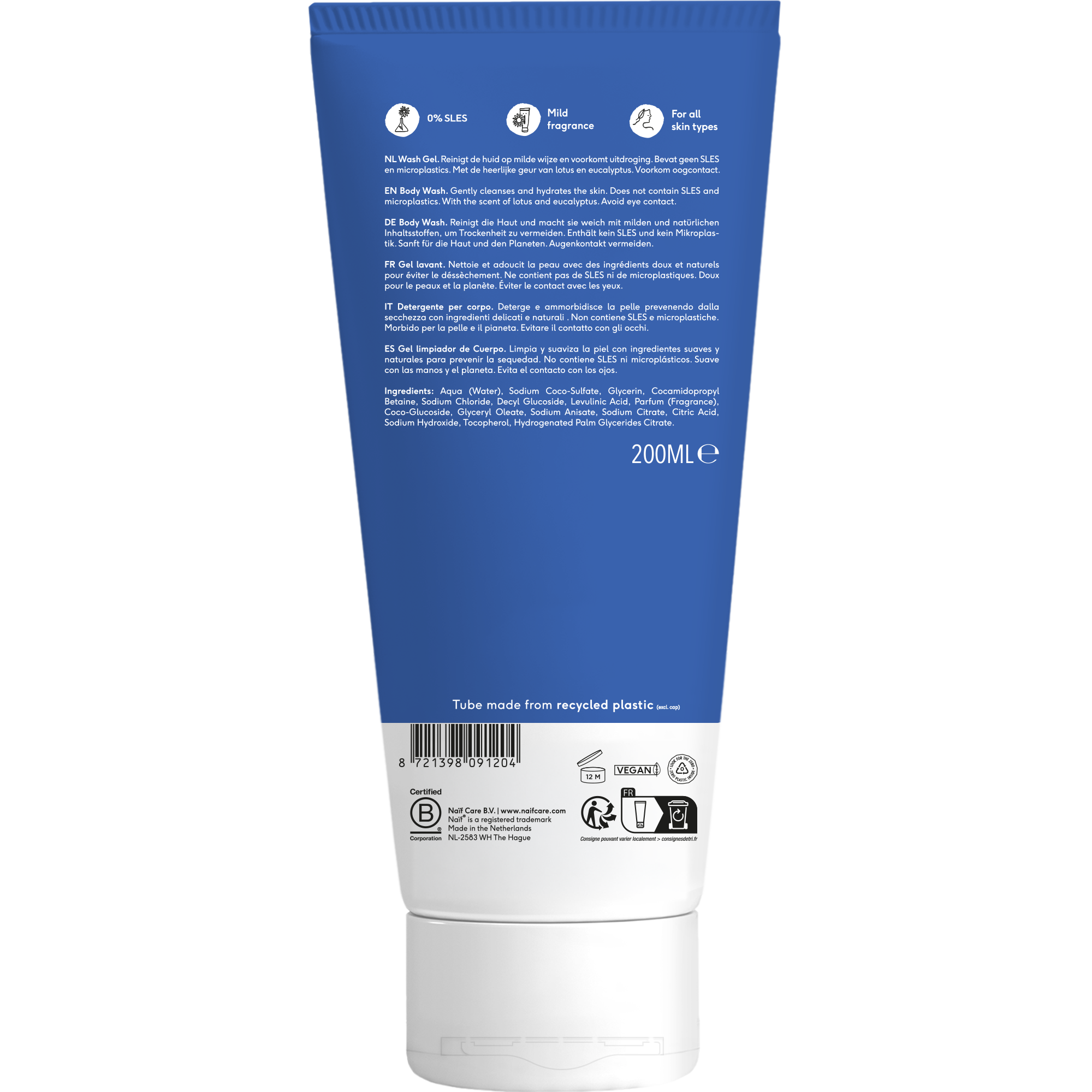 Wash Gel 200ml back
