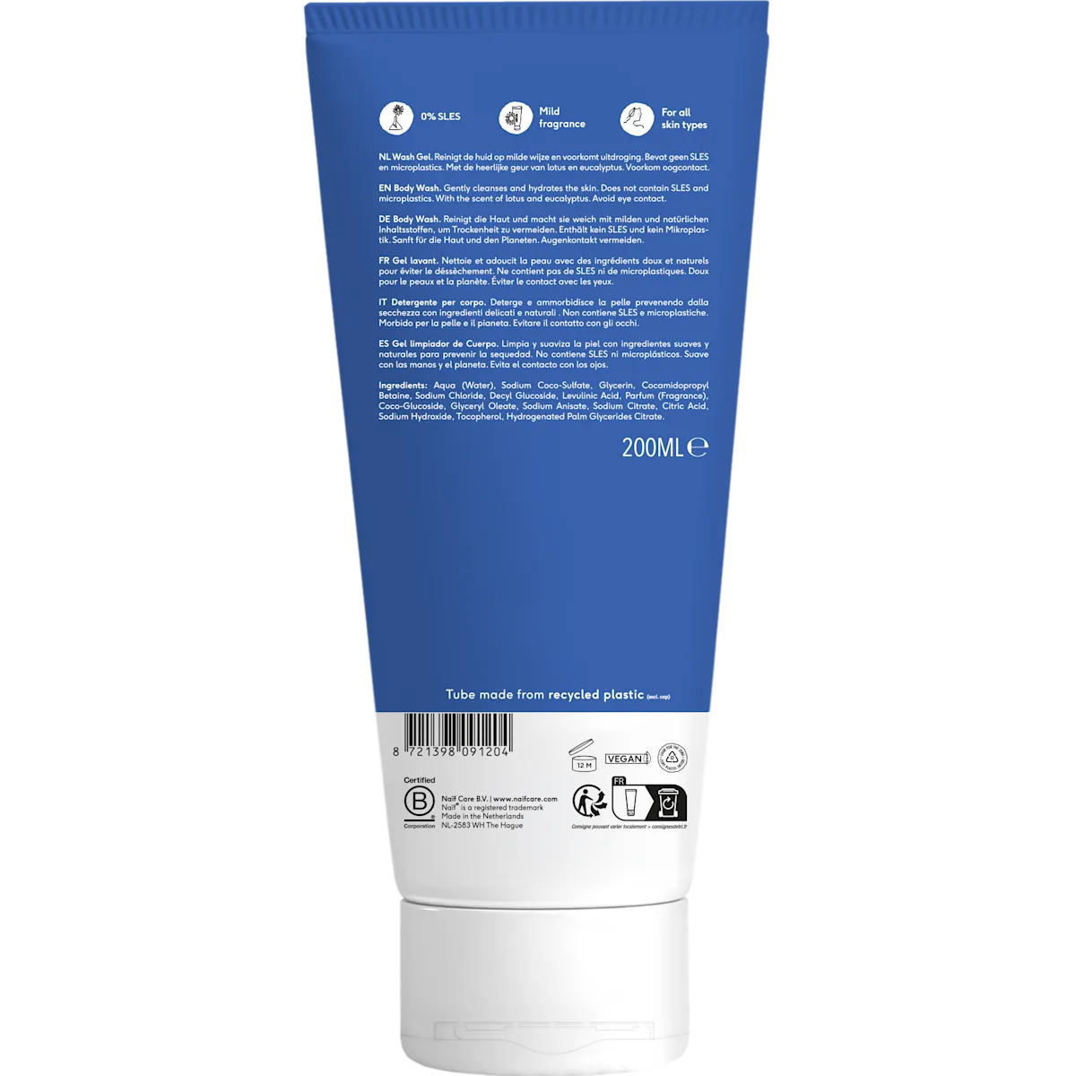 Wash Gel 200ml back