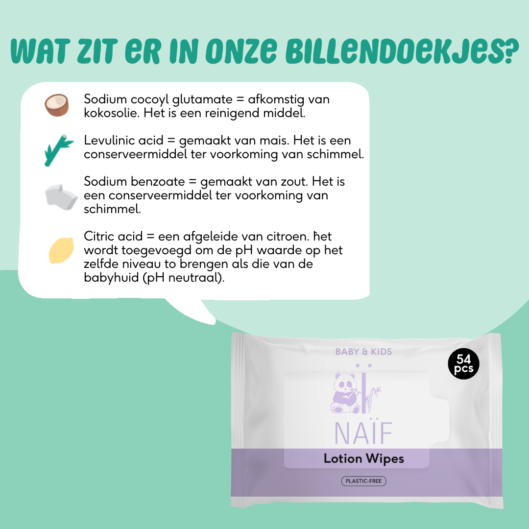 lotion billendoekjes ingredienten