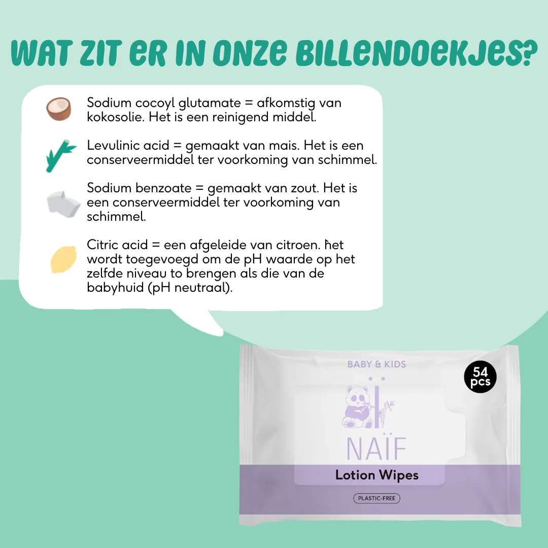 lotion billendoekjes ingredienten