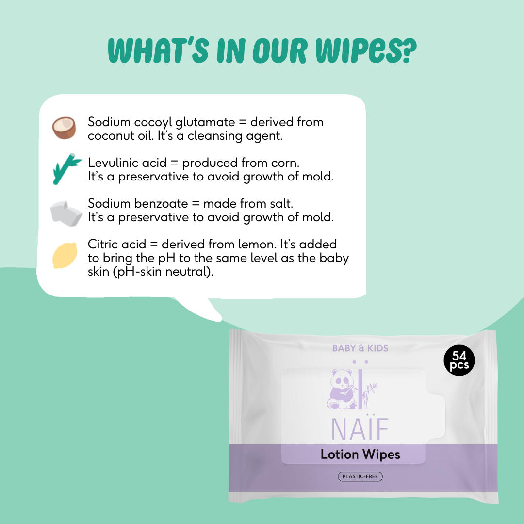 lotion wipes ingredients