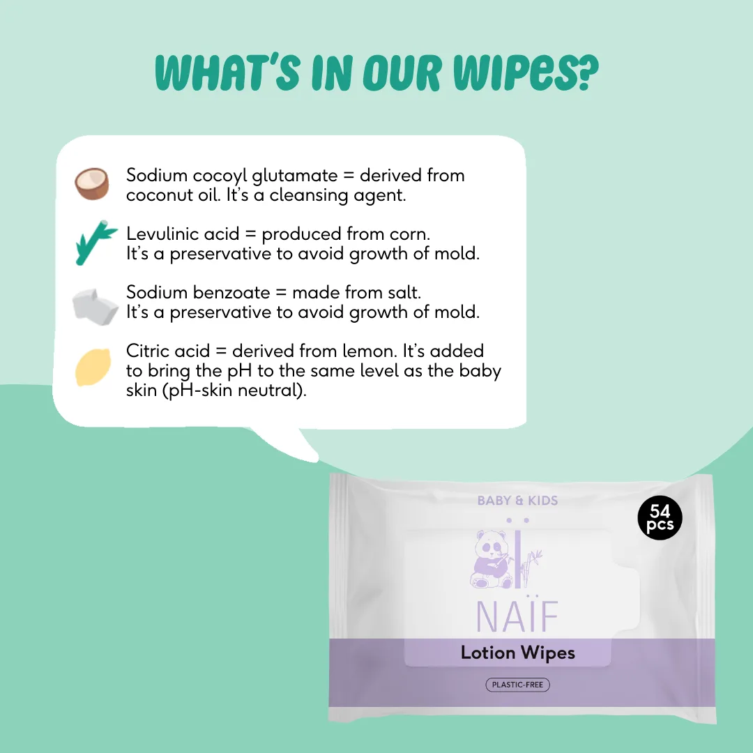lotion wipes ingredients