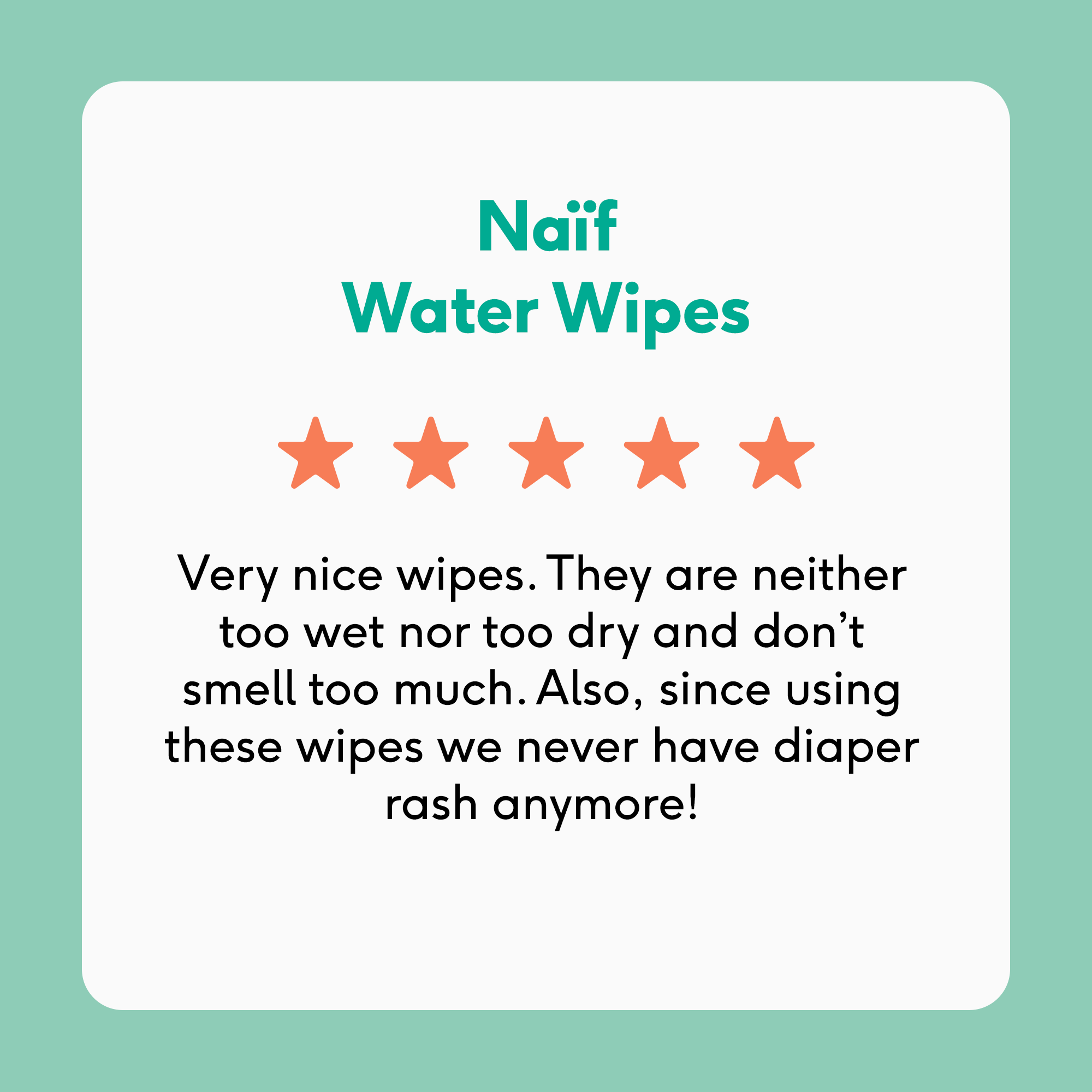 Digital shelf - water wipes - review