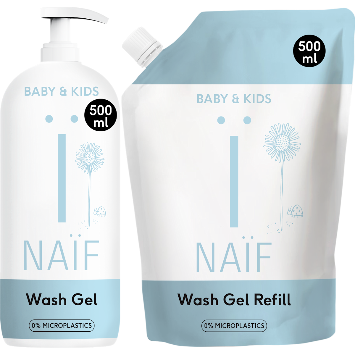 wash gel and refill pack