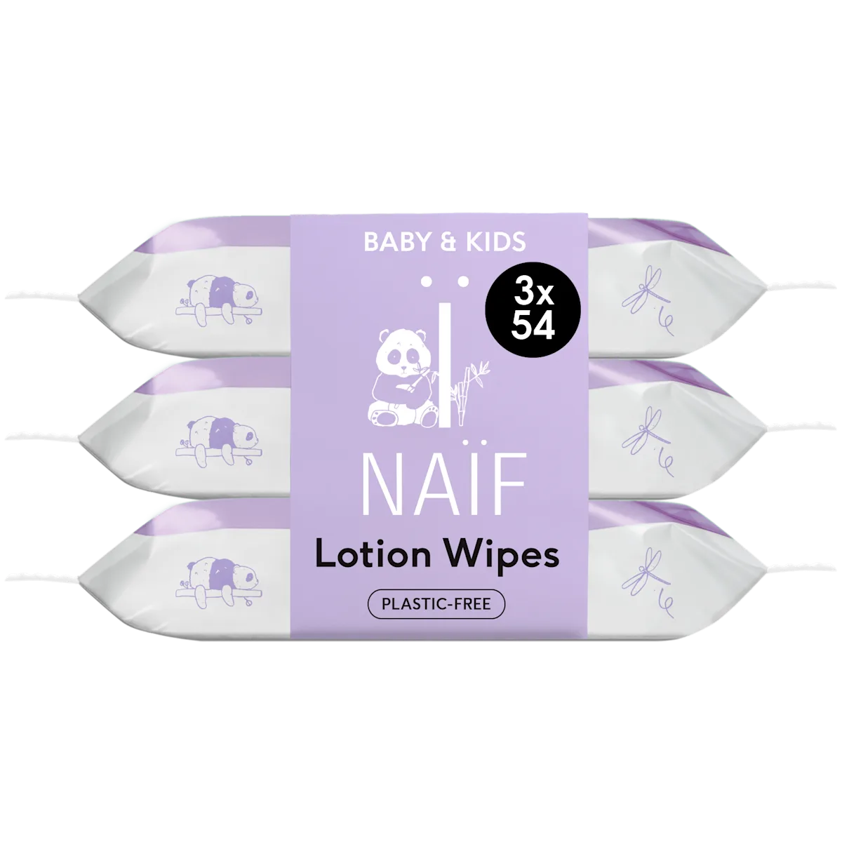 Lotion wipes 3-pack