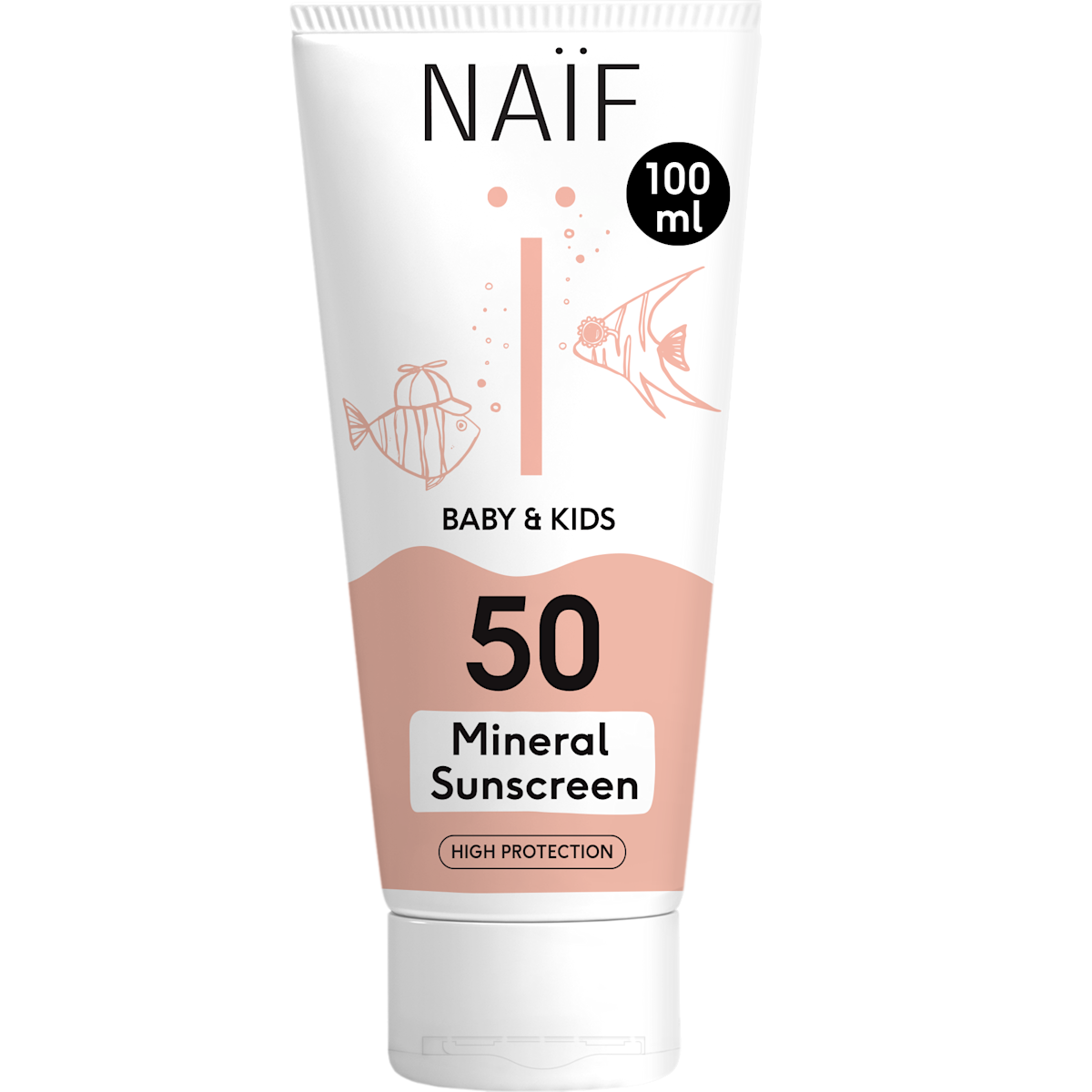 Minerale Zonnebrandcrème SPF50 voor Baby & Kids 100ml