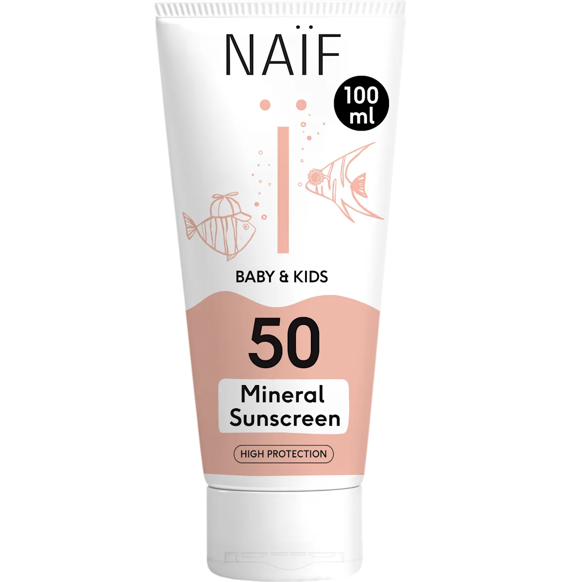 Minerale Zonnebrandcrème SPF50 voor Baby & Kids 100ml