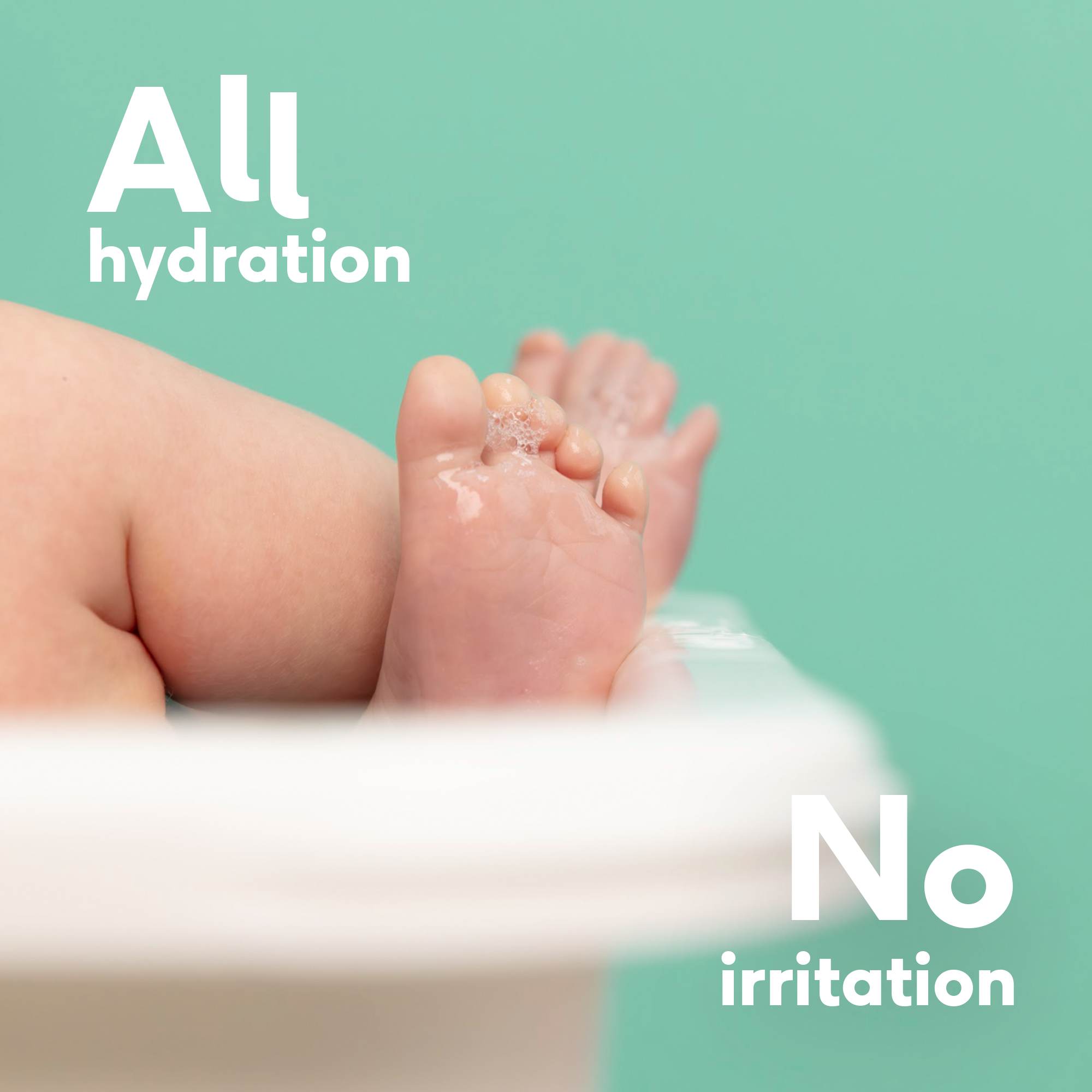 Digital shelf - all hydration, no irritation bath