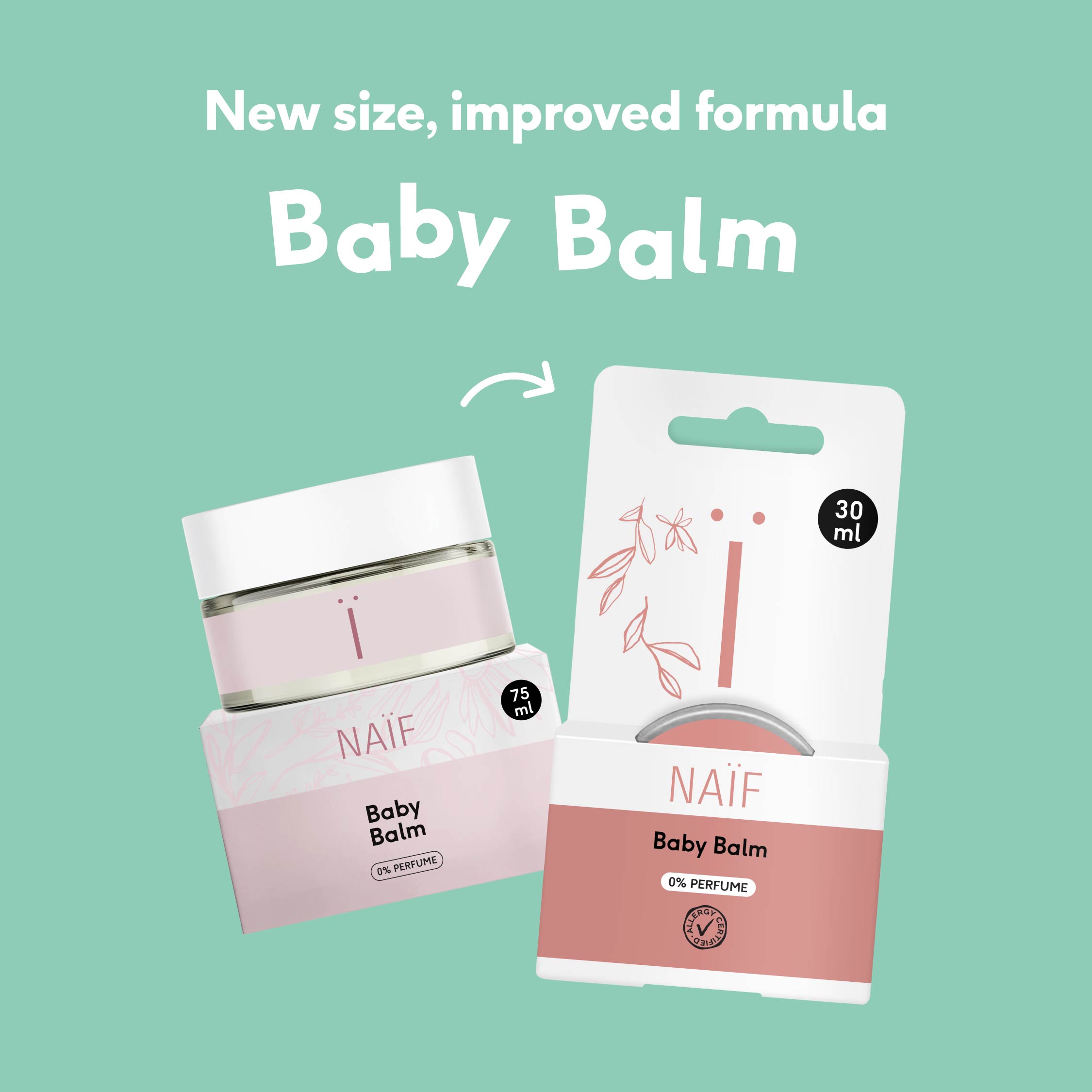 Baby Cream v.s Baby Balm New size