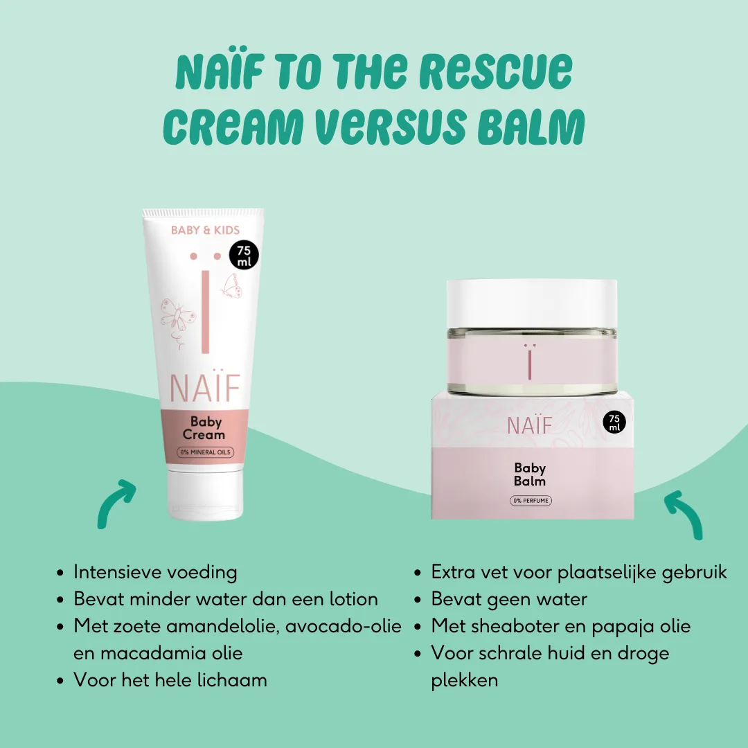 vette creme 0% parfum vs baby balm 0% parfum