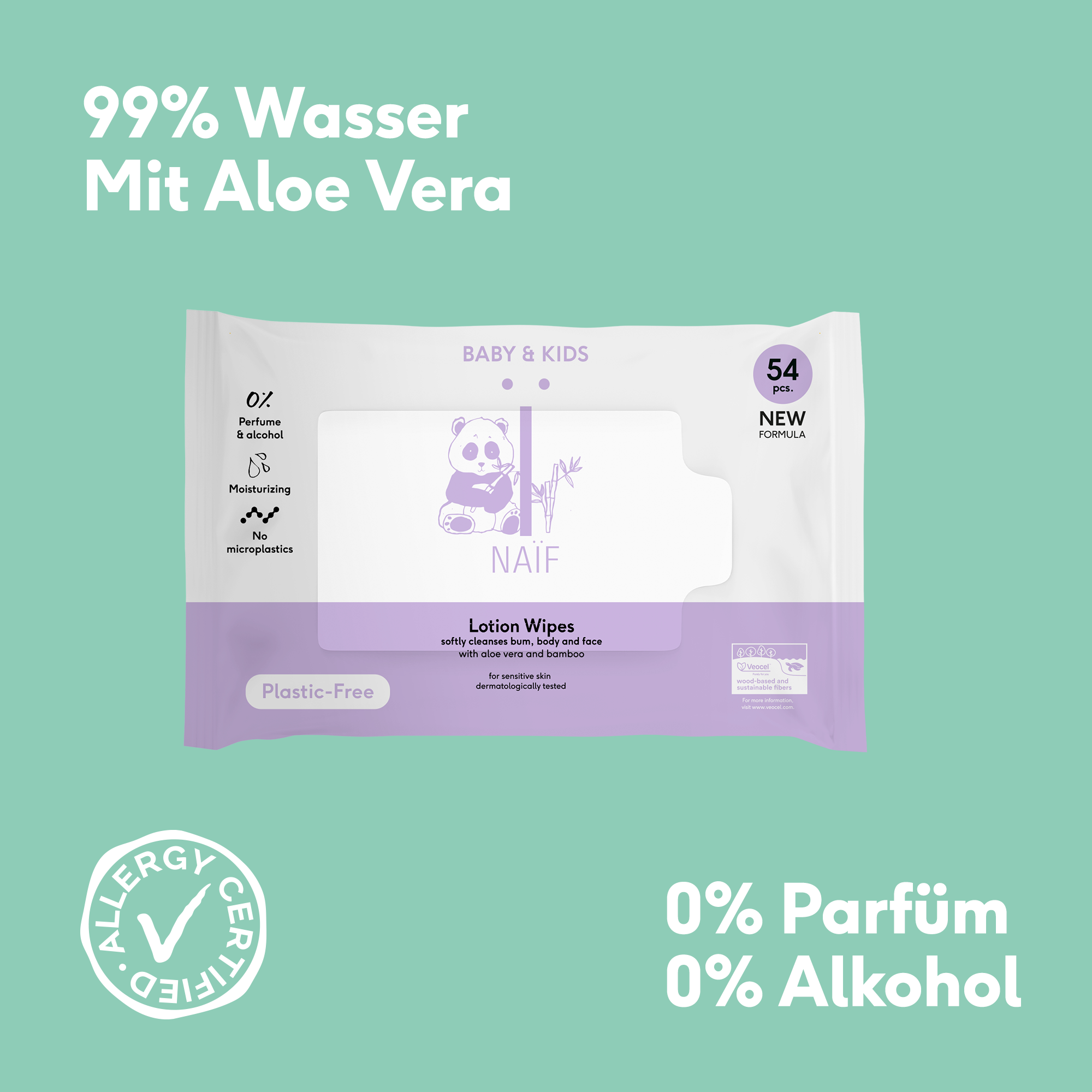 Digital Shelf - lotion wipes - ingredients