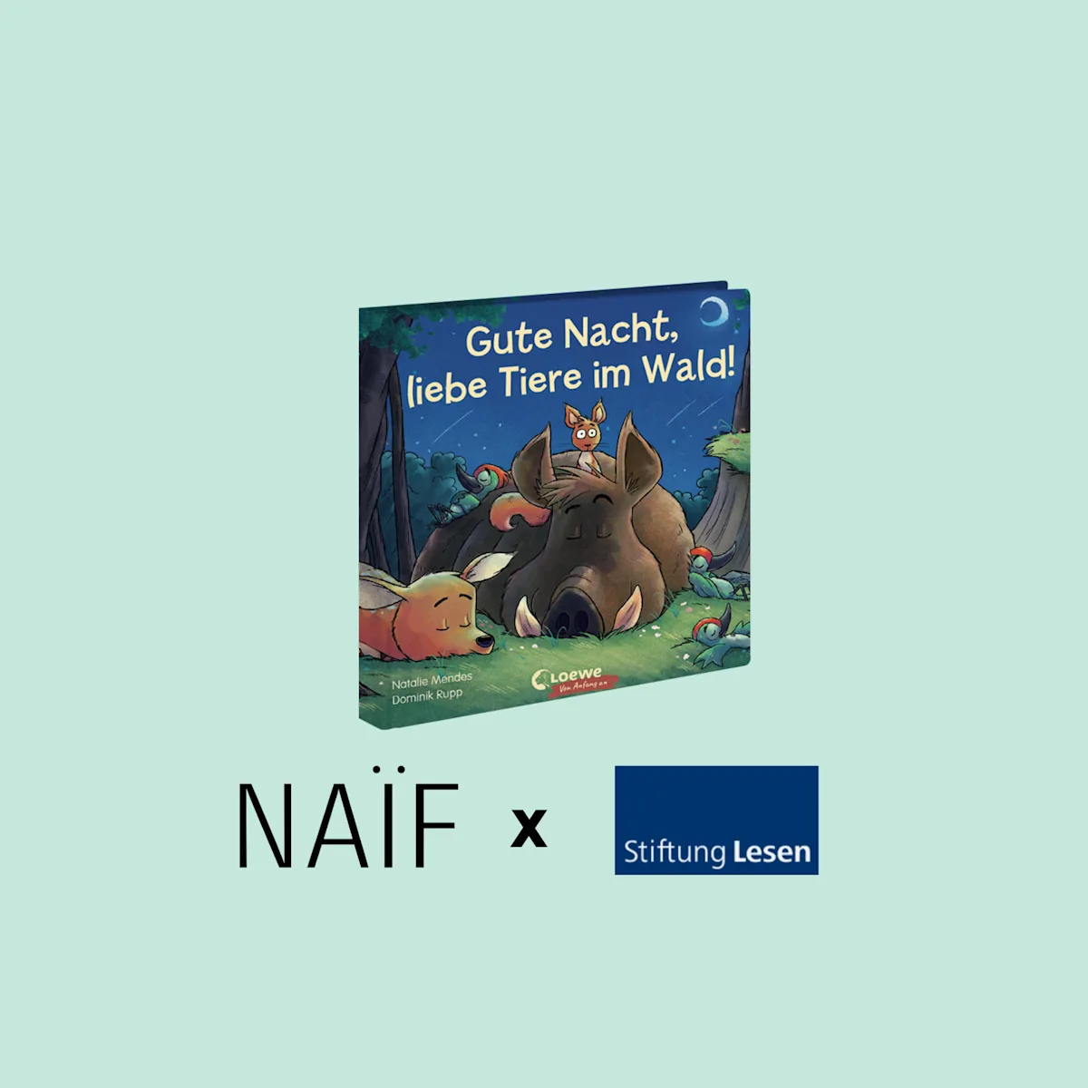 Naïf x Stiftung Lesen: Gratis Gute-Nacht-Buch sichern