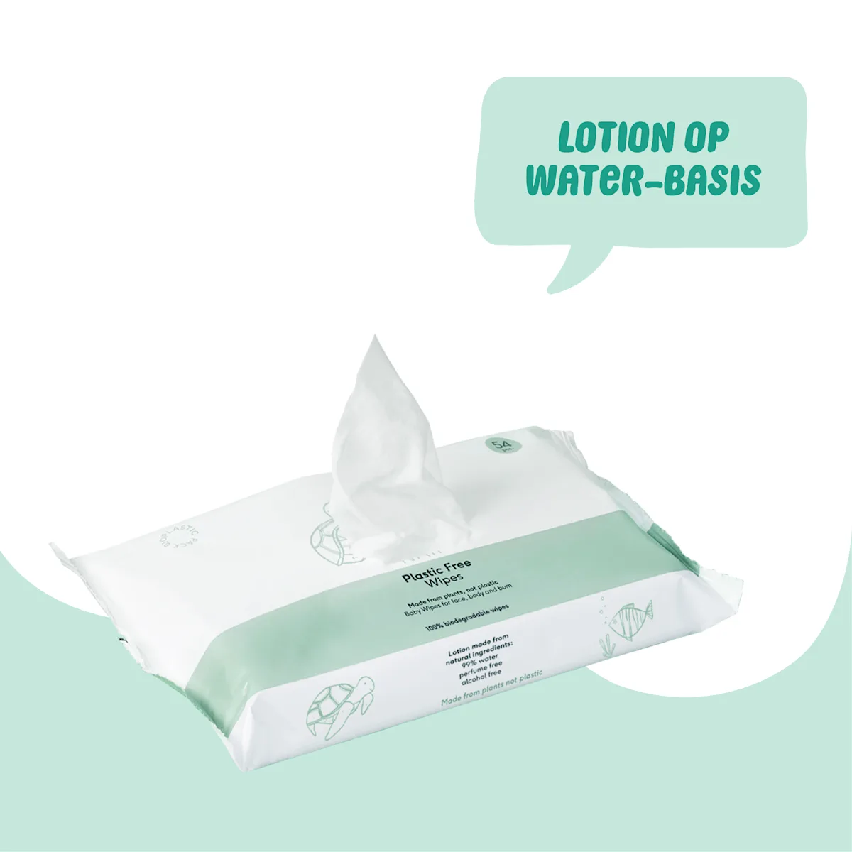 Plasticvrije billendoekjes met 0% alcohol en parfum