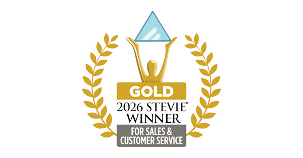 2026 Golden Stevie® Award for Customer Service Department of the Year