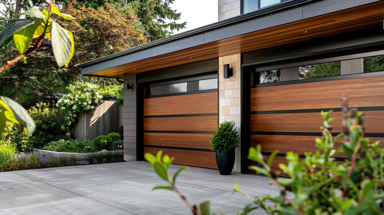 Discover the Benefits of Fake Wood Garage Doors
