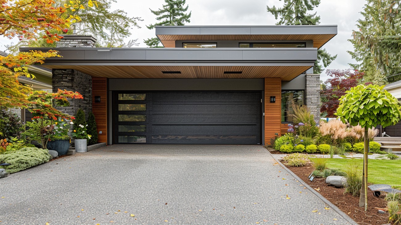 average garage door size photo