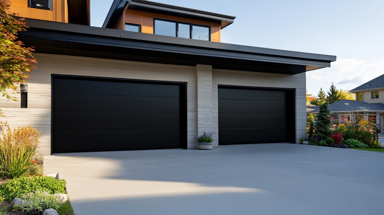 best 2 car garage door dimensions