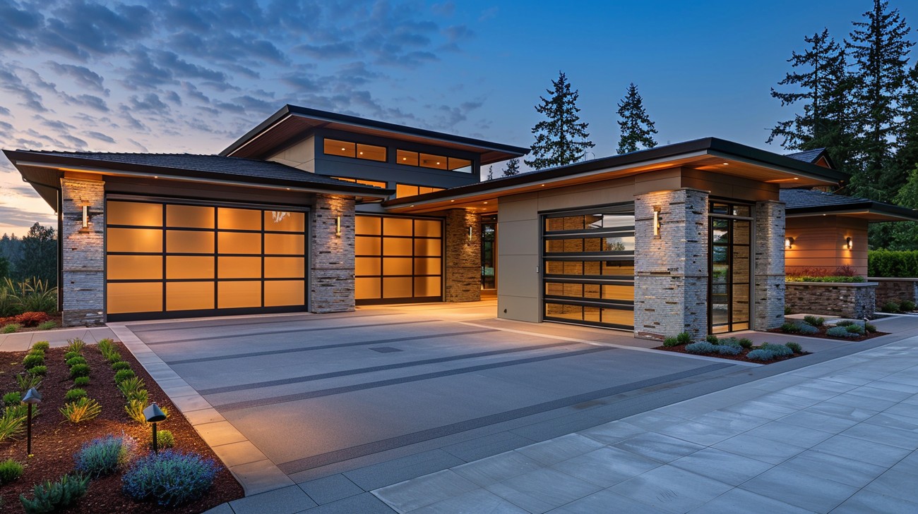 best contemporary garage door
