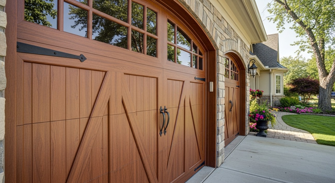 carriage garage doors photo
