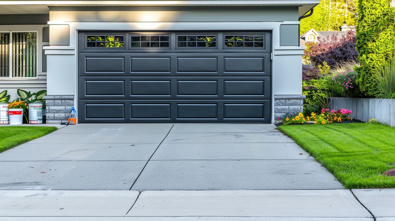 can you paint garage doors photo