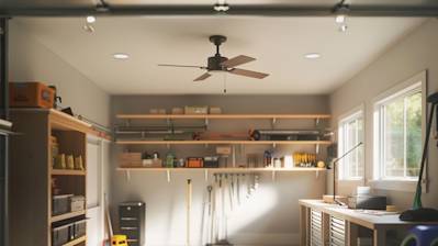 Maximize Comfort with a Garage Ceiling Fan