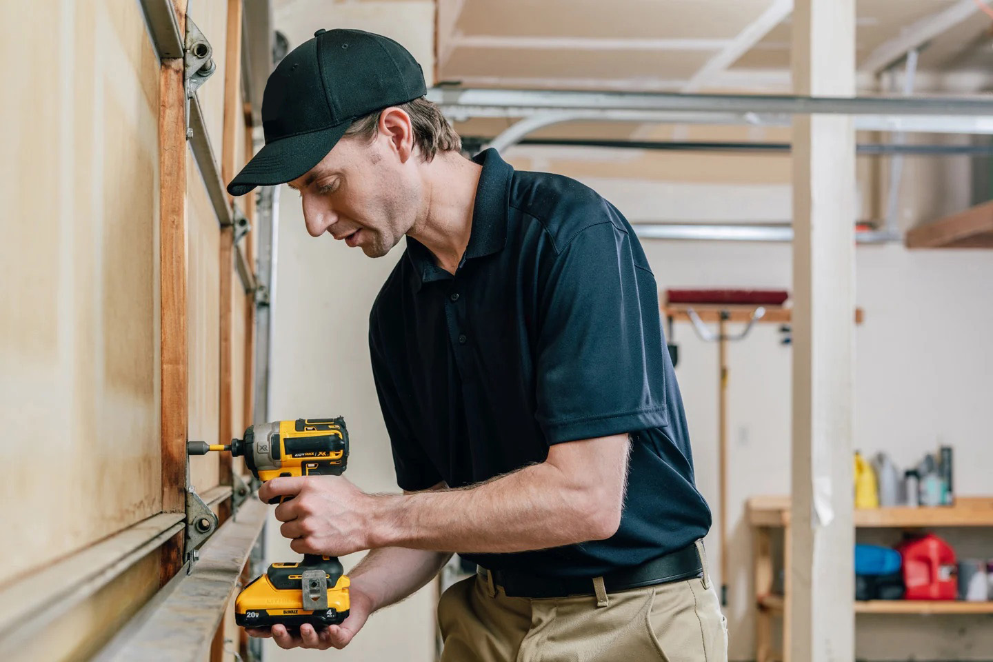 Garage Door Hinge Replacement