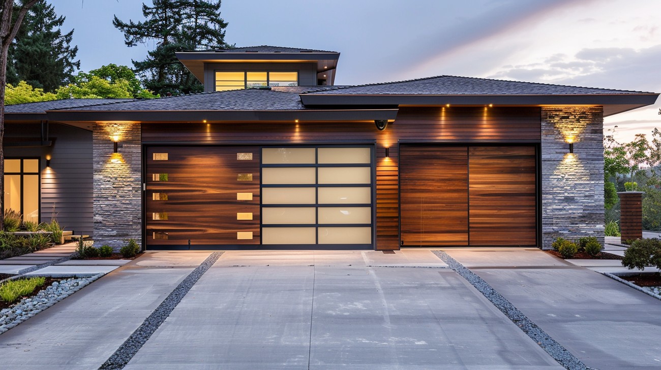 Contemporary Garage Door: Elevate Your Homes Style