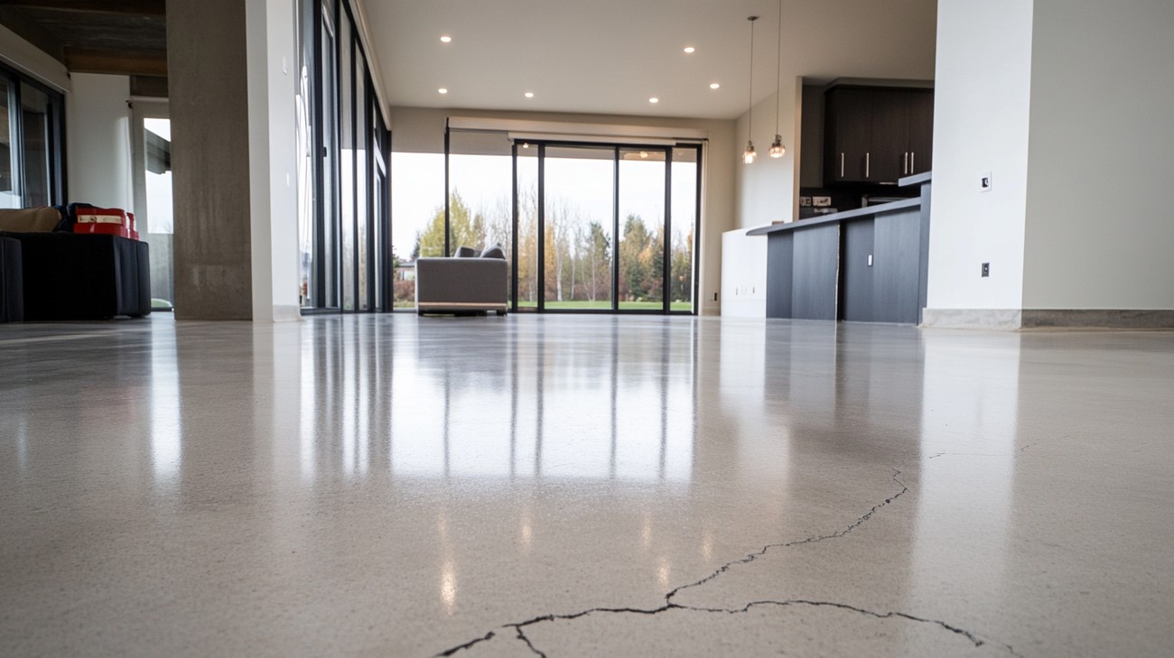 Garage Floor Crack Repair photo