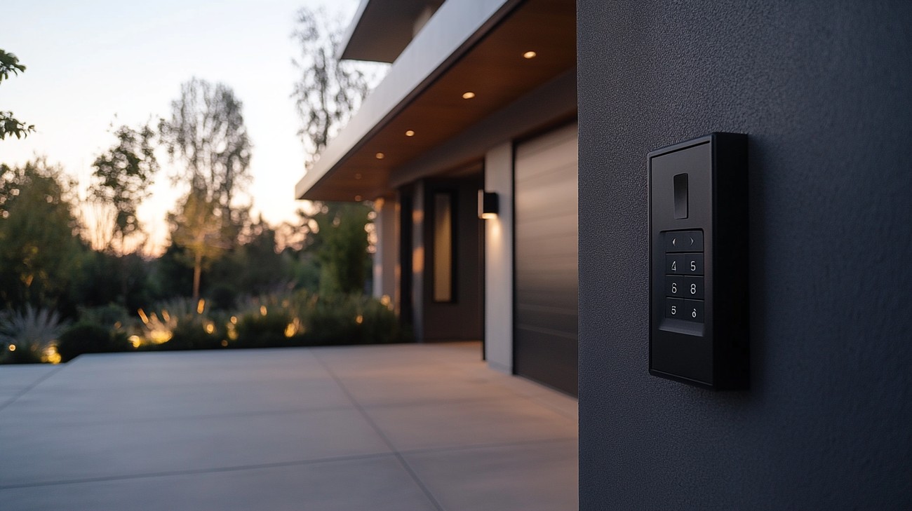 garage door keypad photo