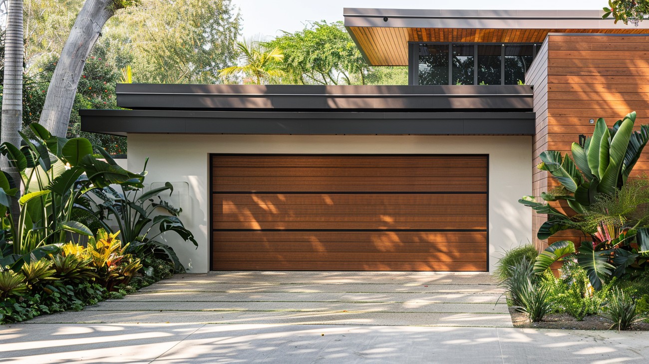 best fake wood garage doors