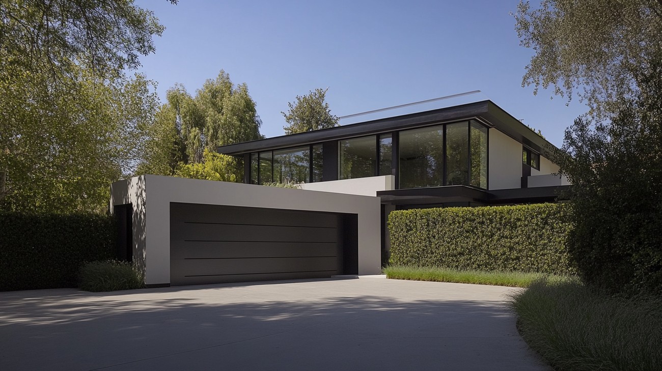 steel garage door photo