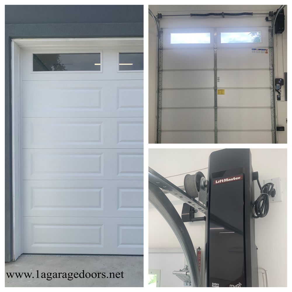 wall mounted garage door