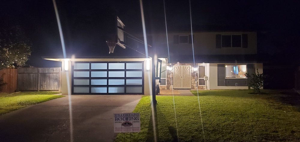 modern home garage door