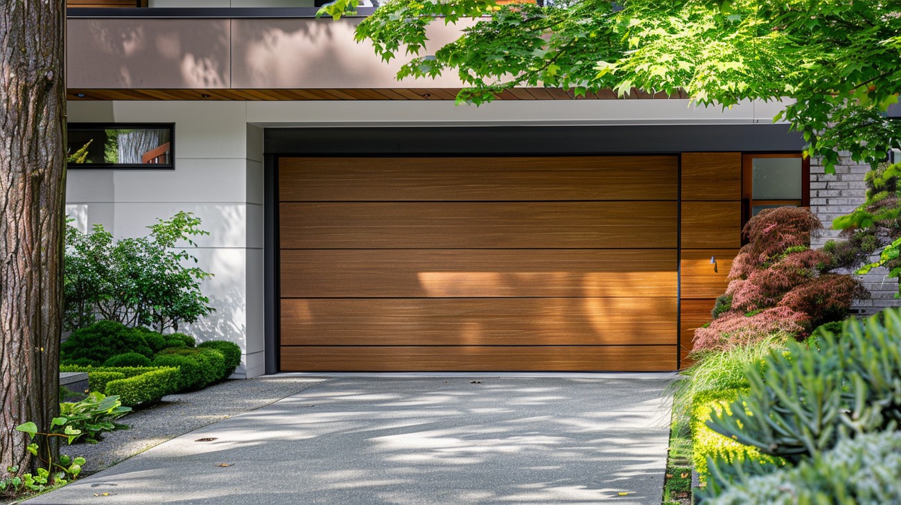 fake wood garage doors near you