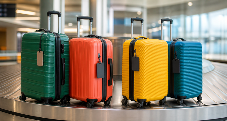 colorful-suitcases-on-airport-baggage-carousel-750x400