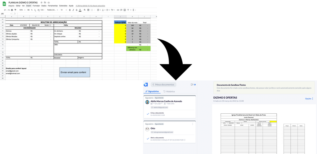 Automating the Digital Signature of an Excel Spreadsheet
