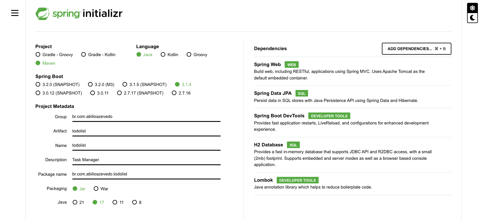 start.spring.io