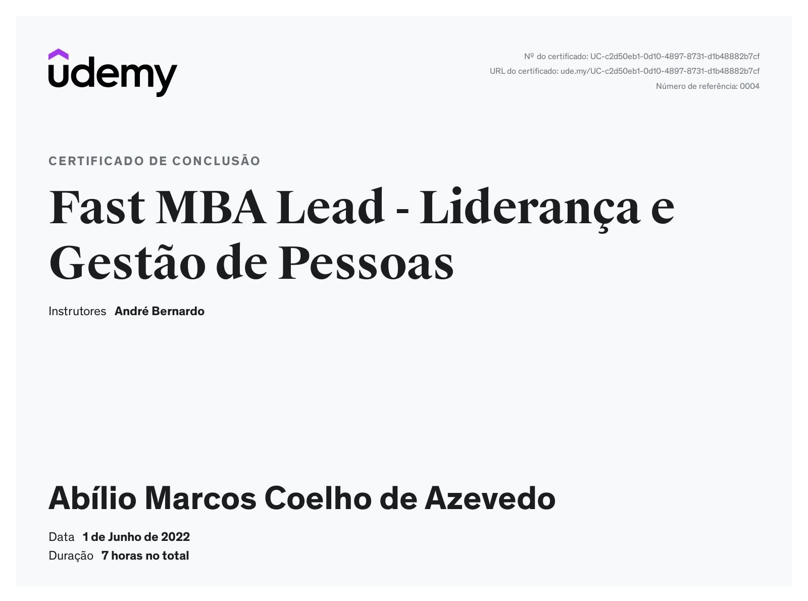 Cover Image for Fast MBA Lead - Liderança e Gestão de Pessoas