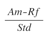 Sharpe Ratio Equation