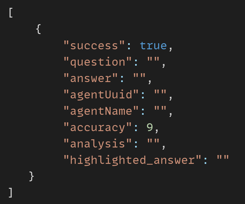 api response