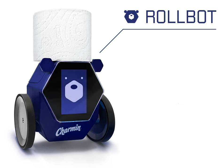 Rollbot delivers fresh roll to you in need