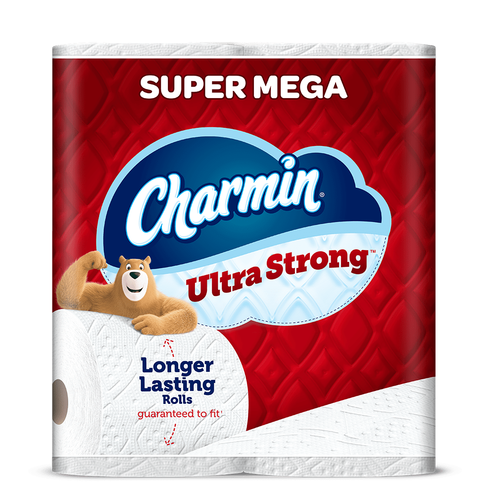 Charmin ultra strong toilet paper super mega roll