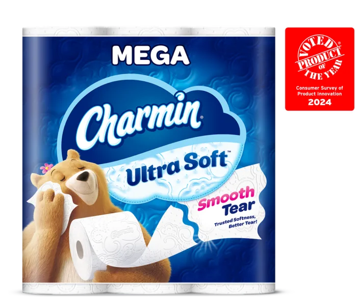 Mega Roll in its Ultra Soft Smooth Tear package