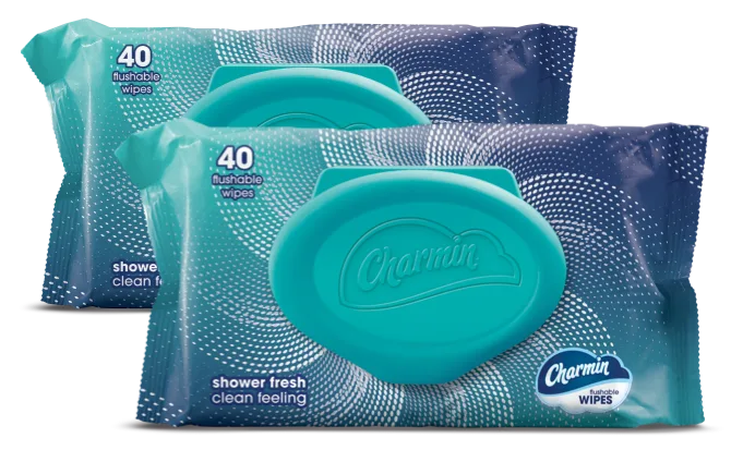 Charmin Flushable wipe benefits