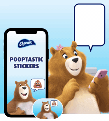 Pootastic Stickers make every text pooptastic