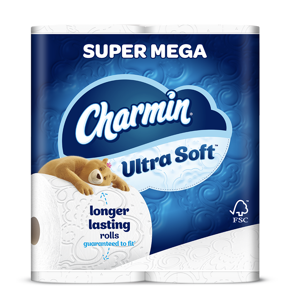 Ultra soft super mega roll toilet paper 